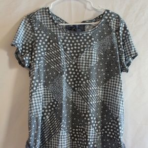 Lauren Conrad blouse with bow tie in back sz.lg